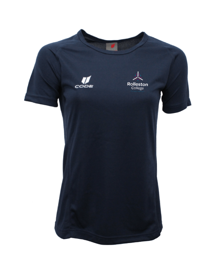 Rolleston College Team Tee Navy