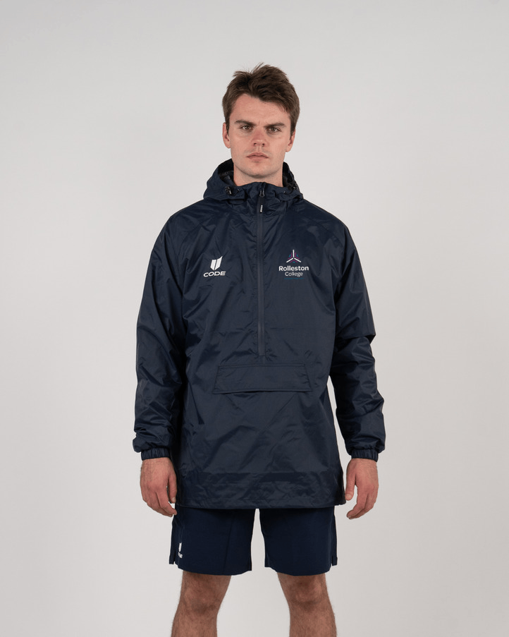 Rolleston College Team 1/4 Zip Anorak Navy