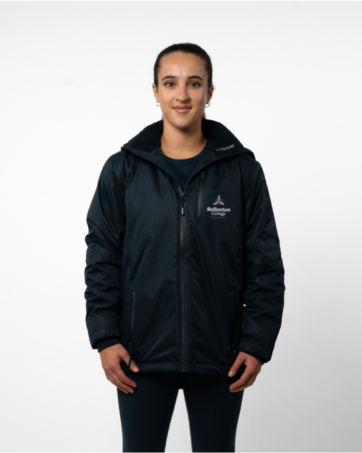 Rolleston College Team Jacket Black