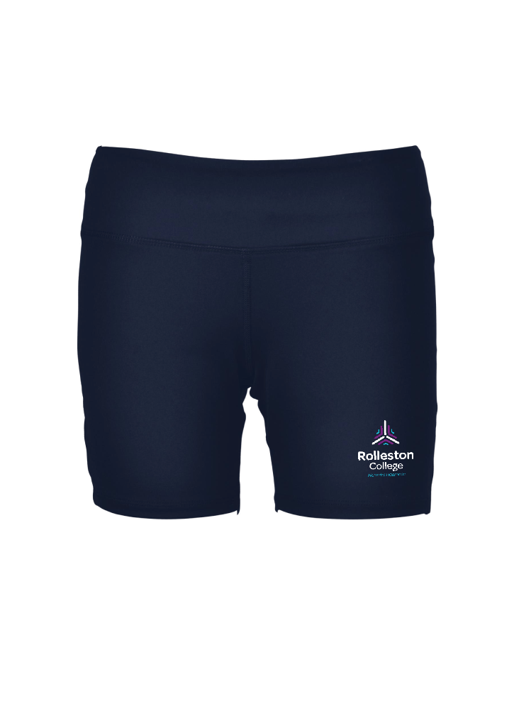 Rolleston College Women's Training Shorts Navy